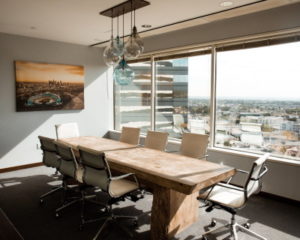 Board room where the Family Board Members site for their monthly Meetings. 