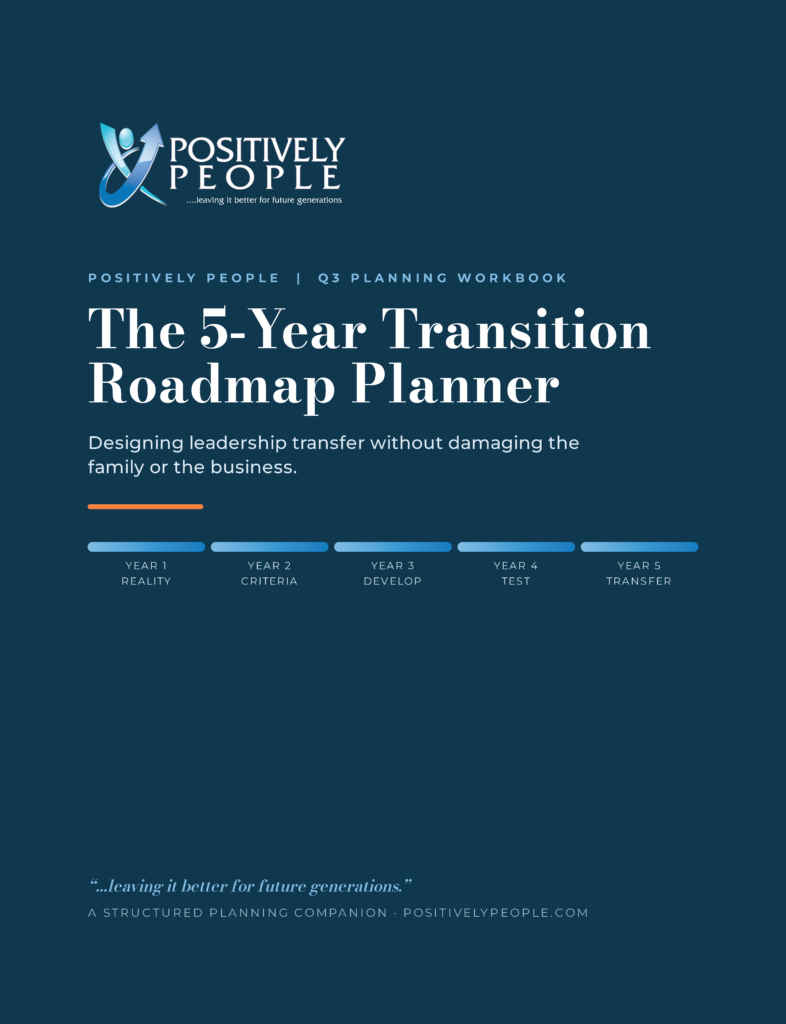 The 5‐Year Transition Roadmap Planner